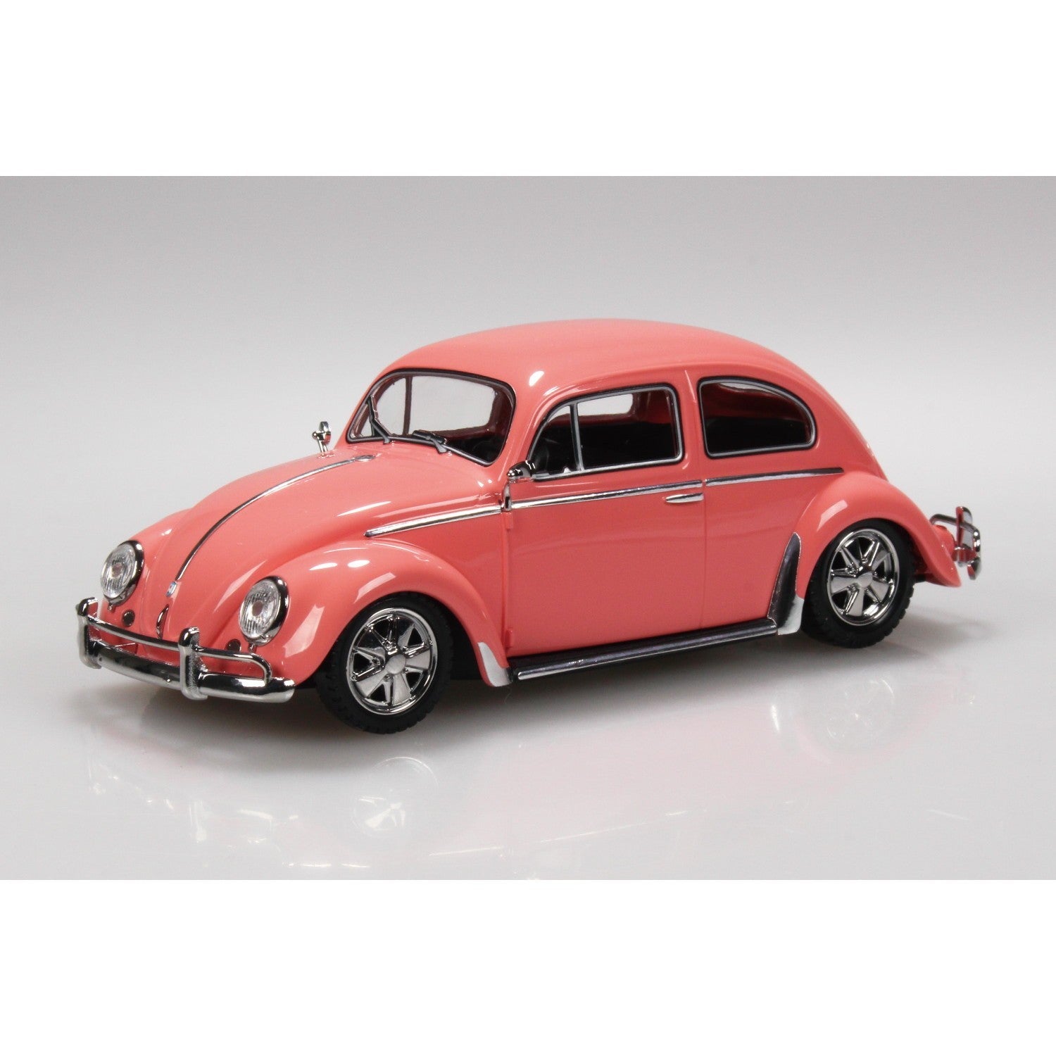 【新品】【お取り寄せ】[PTM] 楽プラ スナップキット No.20CU-CP 1/32 フォルクスワーゲン ビートル カスタム(コーラルピンク) プラモデル(068069) アオシマ(20260523)