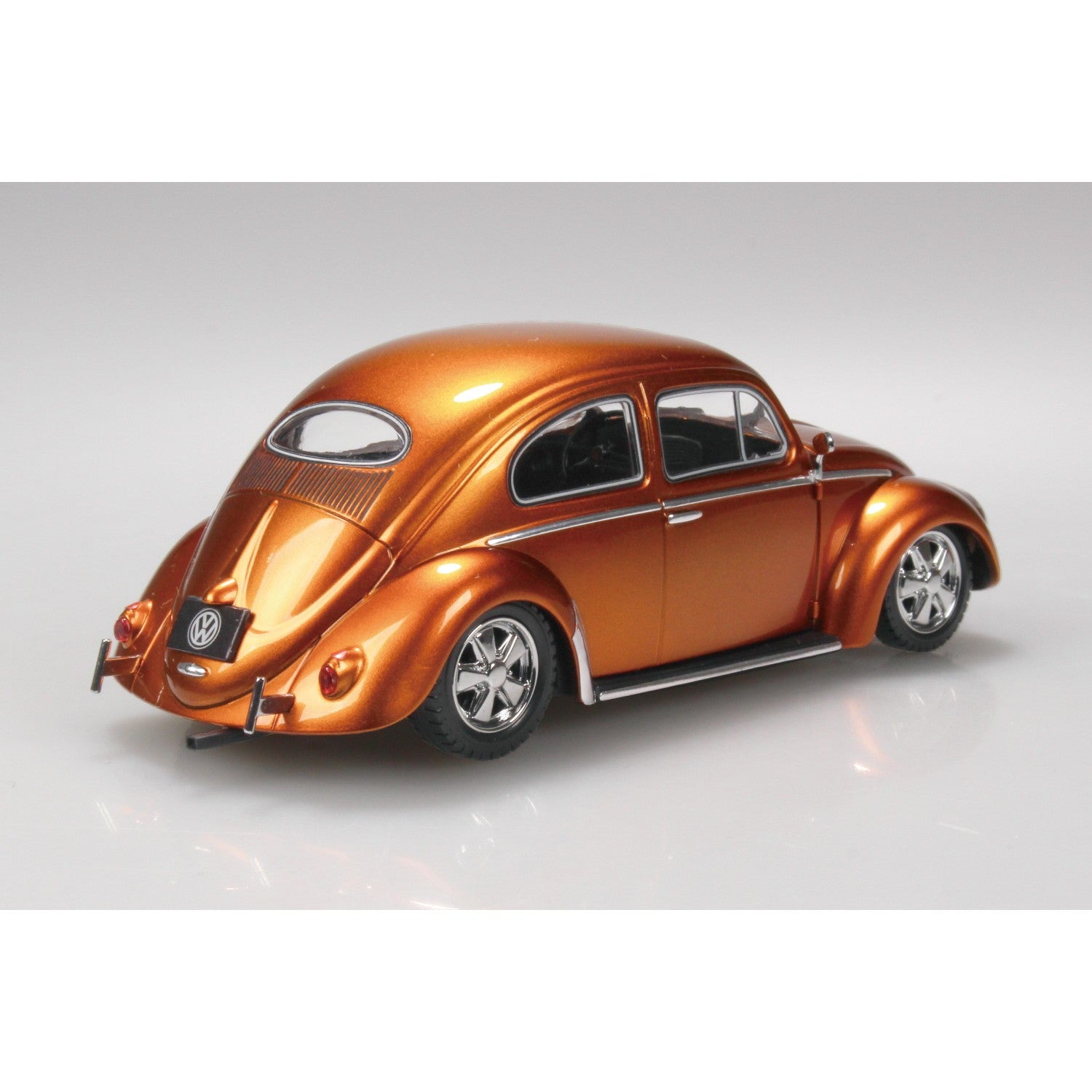 【新品即納】[PTM] 楽プラ スナップキット No.20CU-MO 1/32 フォルクスワーゲン ビートル カスタム(メタリックオレンジ) プラモデル(068083) アオシマ(20260523)