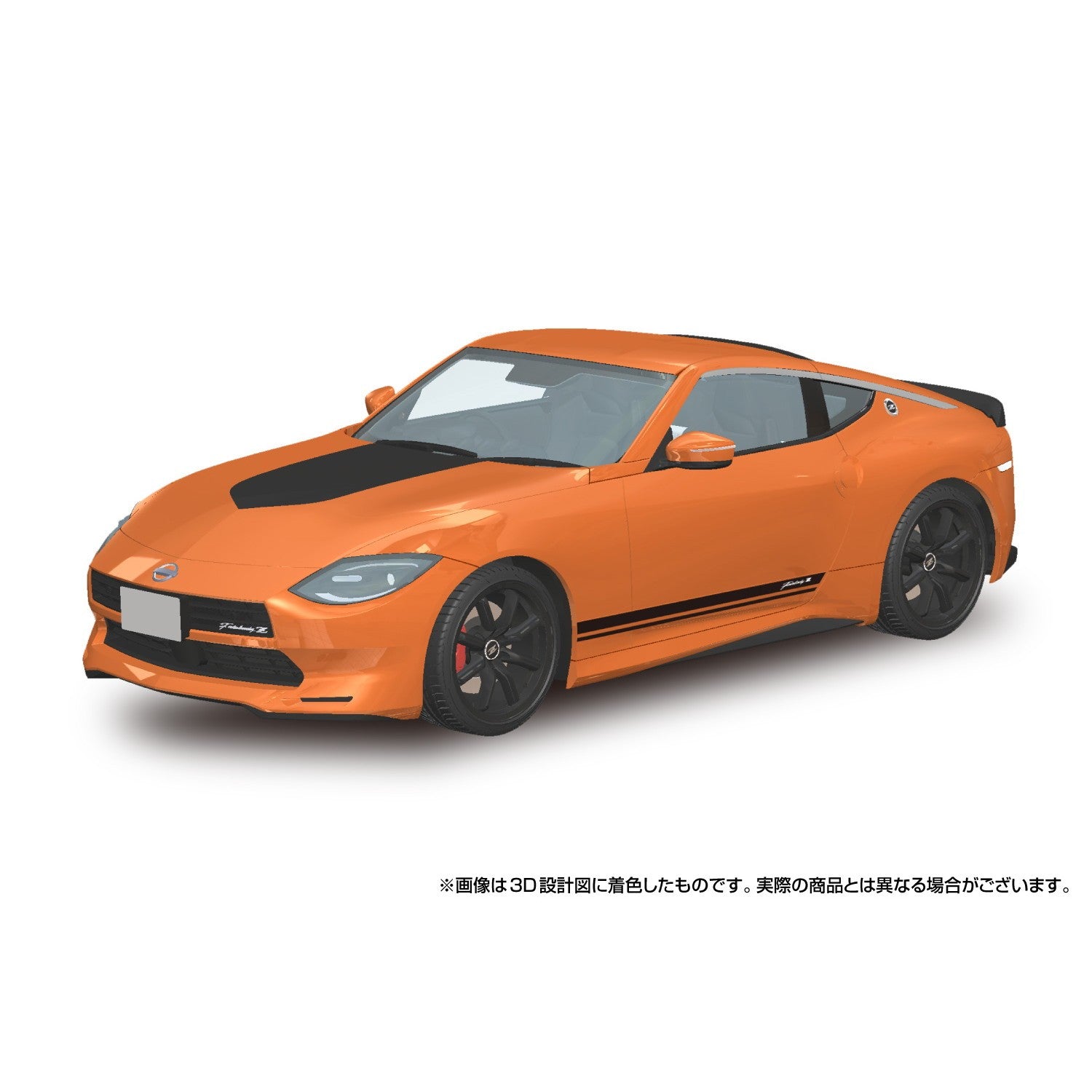 【新品即納】[PTM] 楽プラ スナップカー No.07-OR 1/24 RZ34 フェアレディZ Customized Edition 2024 432オレンジ プラモデル(068472) アオシマ(20260520)