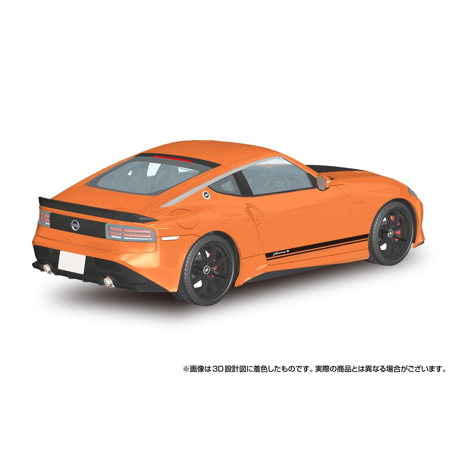 【新品】【お取り寄せ】[PTM] 楽プラ スナップカー No.07-OR 1/24 RZ34 フェアレディZ Customized Edition 2024 432オレンジ プラモデル(068472) アオシマ(20260520)