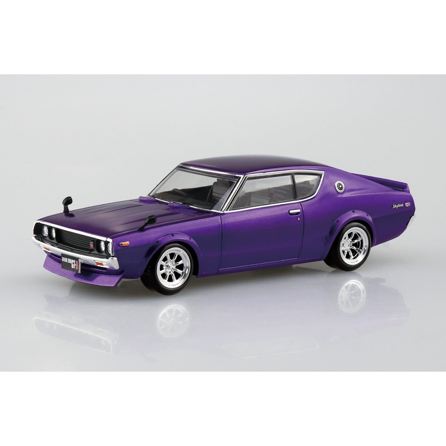 【予約安心出荷】[PTM] 楽プラ スナップキット No.24 CU-MP 1/32 ニッサン C110スカイラインGT-R カスタム(メタリックパープル) プラモデル(204313) アオシマ(20260531)