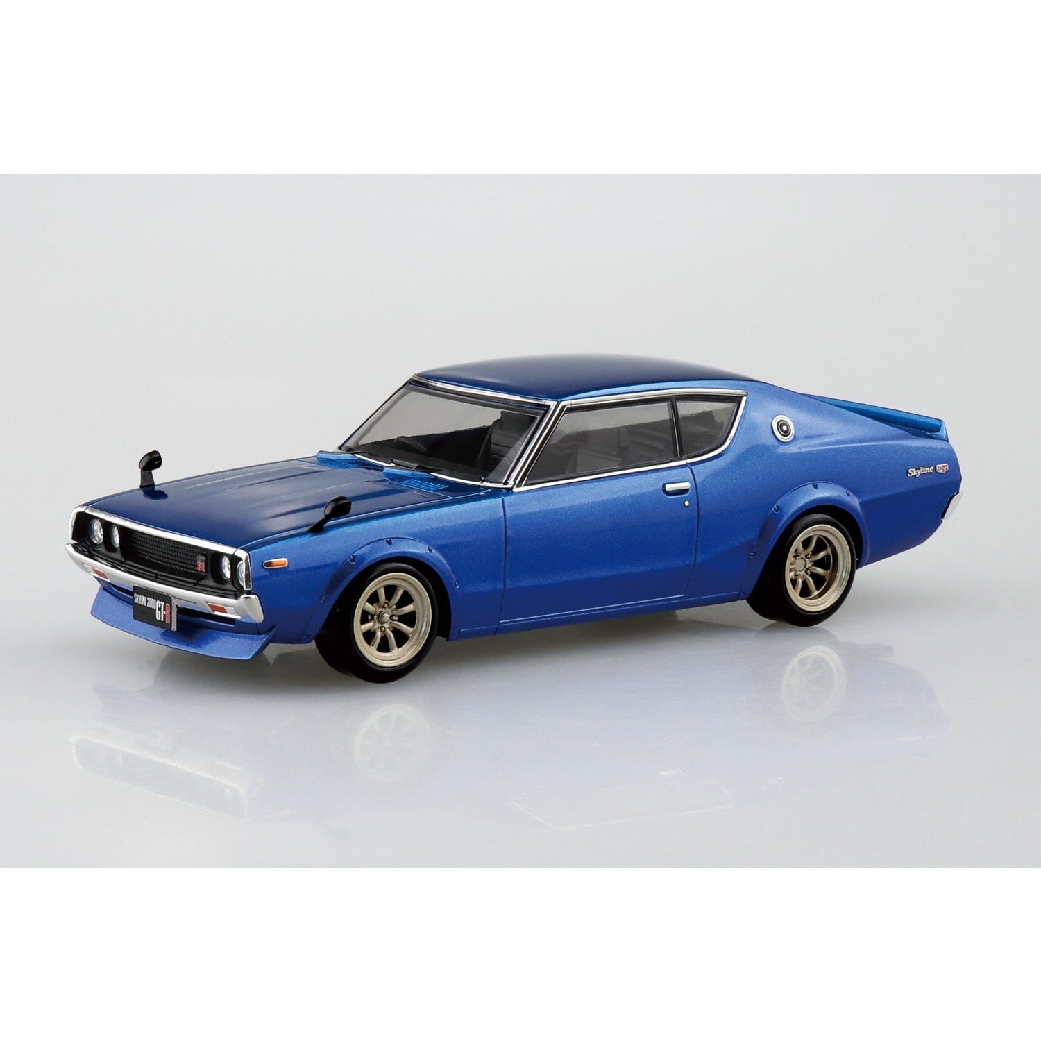 【予約安心出荷】[PTM] 楽プラ スナップキット No.24 CU-MB 1/32 ニッサン C110スカイラインGT-R カスタム(メタリックブルー) プラモデル(204320) アオシマ(発売日未定)