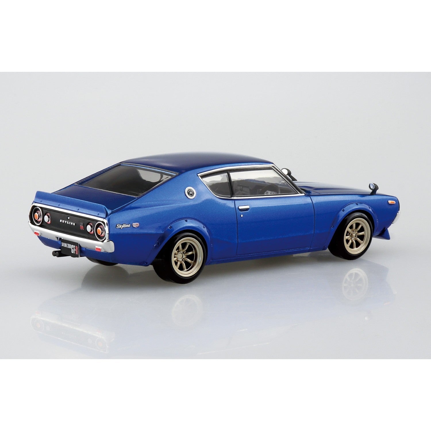 【予約安心出荷】[PTM] 楽プラ スナップキット No.24 CU-MB 1/32 ニッサン C110スカイラインGT-R カスタム(メタリックブルー) プラモデル(204320) アオシマ(発売日未定)