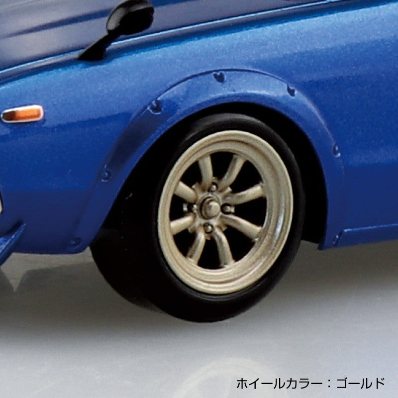 【予約安心出荷】[PTM] 楽プラ スナップキット No.24 CU-MB 1/32 ニッサン C110スカイラインGT-R カスタム(メタリックブルー) プラモデル(204320) アオシマ(発売日未定)