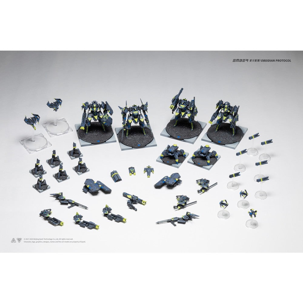 【予約安心出荷】[PTM] UNコアパック エンバー:オブシディアンプロトコル プラモデル(GN213) Queti Tectonics(2026年7月)