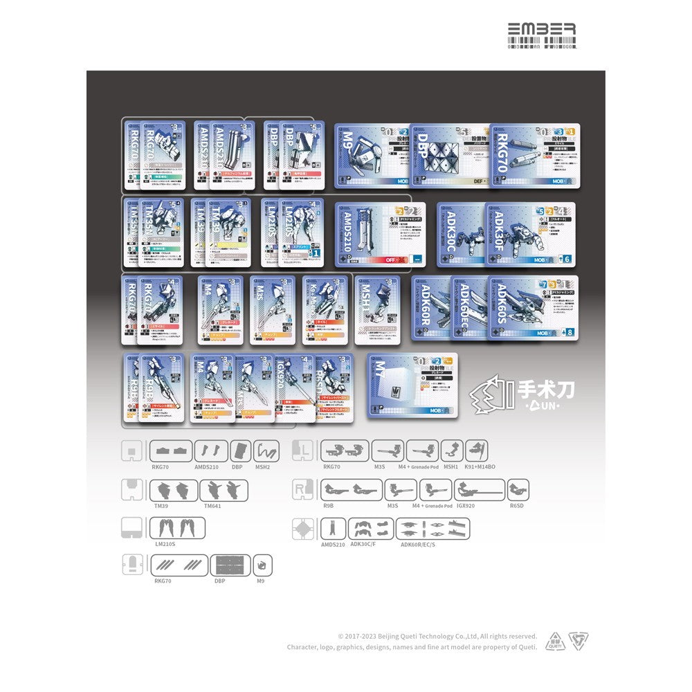 【予約安心出荷】[PTM] UNスカルペル 拡張パック エンバー:オブシディアンプロトコル プラモデル(GN214) Queti Tectonics(2026年7月)