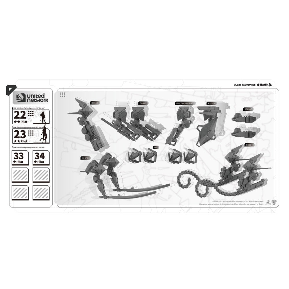 【予約安心出荷】[PTM] UNドアブレイカー 拡張パック エンバー:オブシディアンプロトコル プラモデル(GN215) Queti Tectonics(2026年7月)