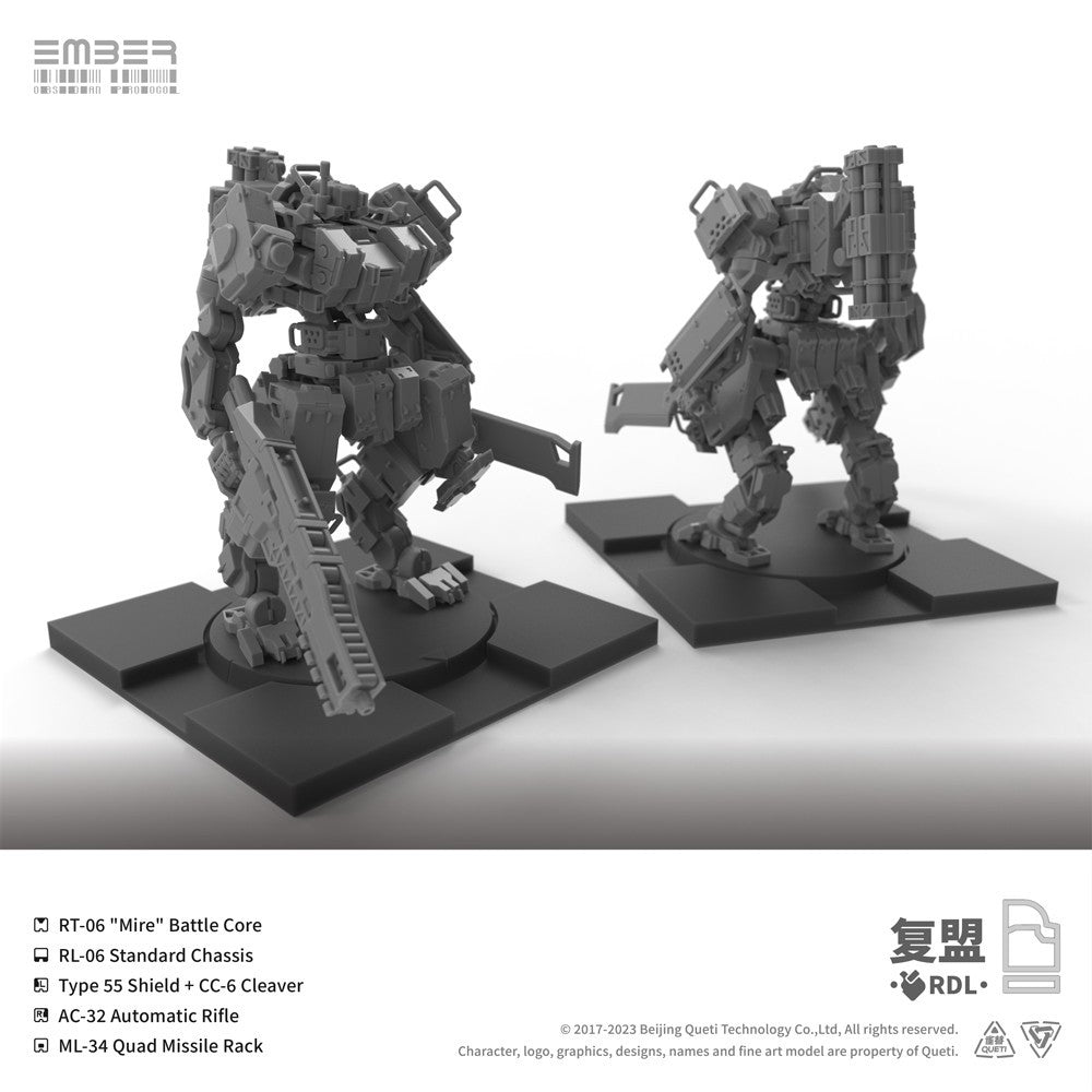 【予約安心出荷】[PTM] (再販) RDLコアパック エンバー:オブシディアンプロトコル プラモデル(GN104R) Queti Tectonics(2026年8月)