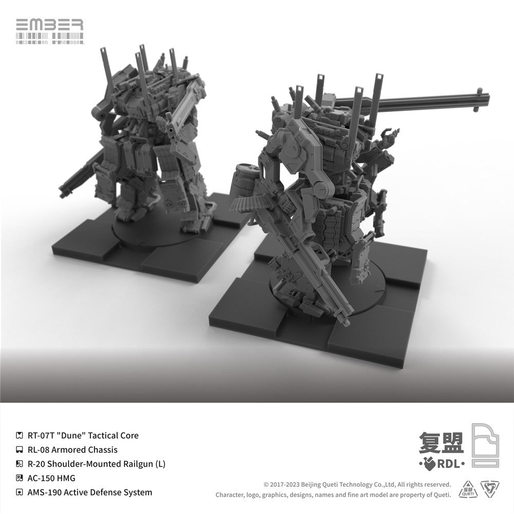 【予約安心出荷】[PTM] (再販) RDLコアパック エンバー:オブシディアンプロトコル プラモデル(GN104R) Queti Tectonics(2026年8月)