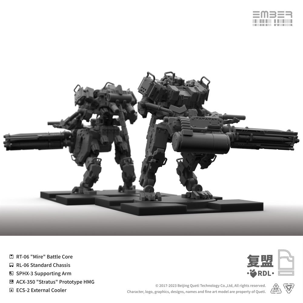 【予約安心出荷】[PTM] (再販) RDLコアパック エンバー:オブシディアンプロトコル プラモデル(GN104R) Queti Tectonics(2026年8月)