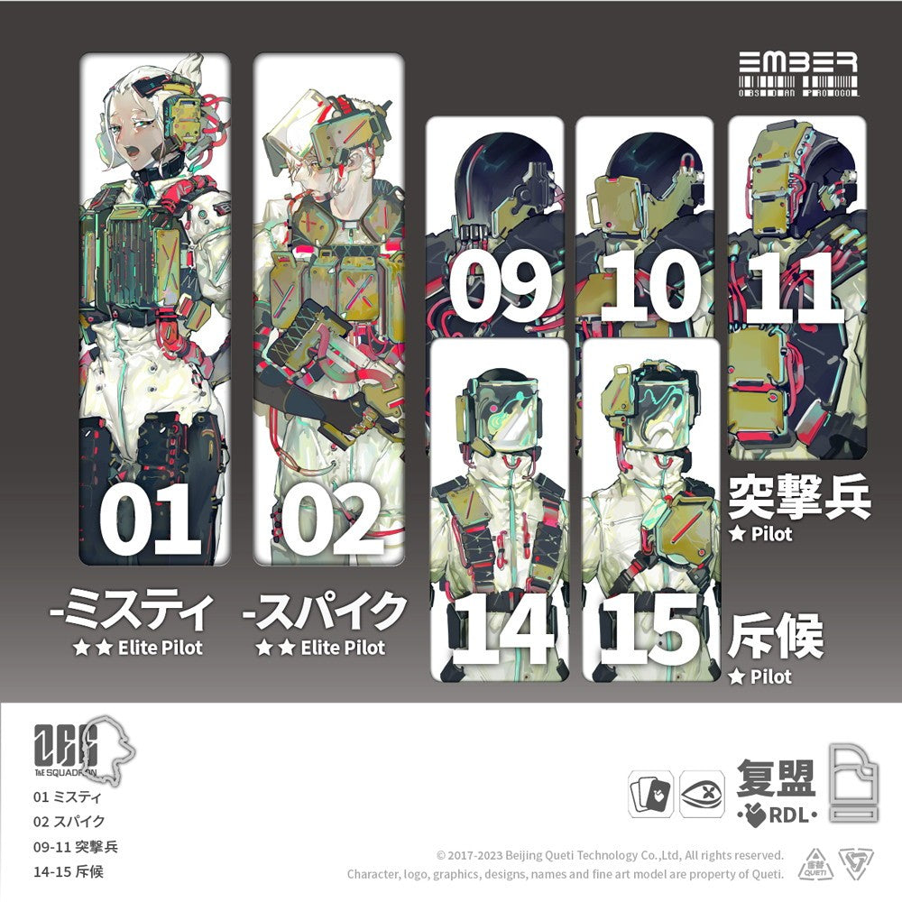 【予約安心出荷】[PTM] (再販) RDLコアパック エンバー:オブシディアンプロトコル プラモデル(GN104R) Queti Tectonics(2026年8月)