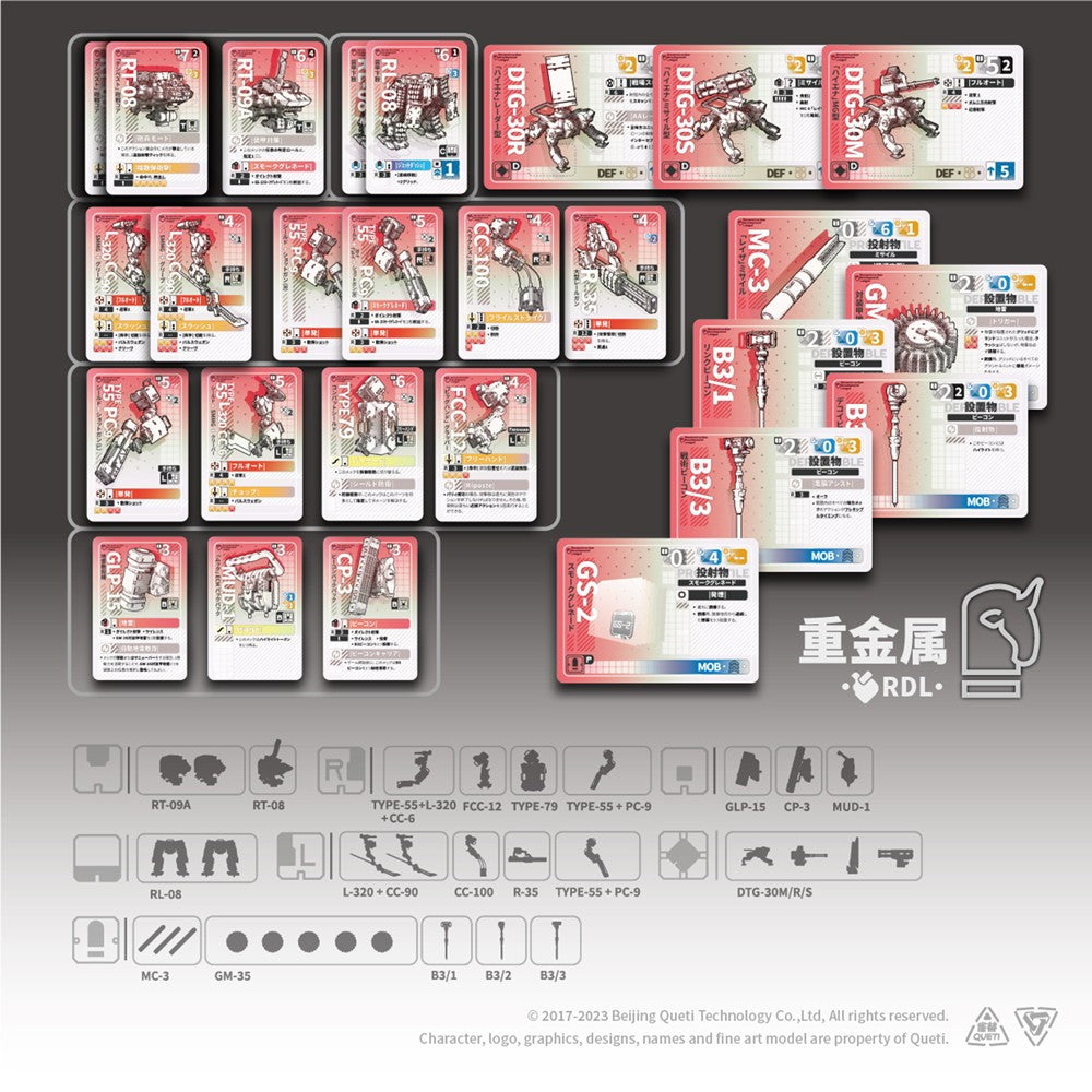 【予約安心出荷】[PTM] (再販) RDL重金属 拡張パック エンバー:オブシディアンプロトコル プラモデル(GN105R) Queti Tectonics(2026年8月)