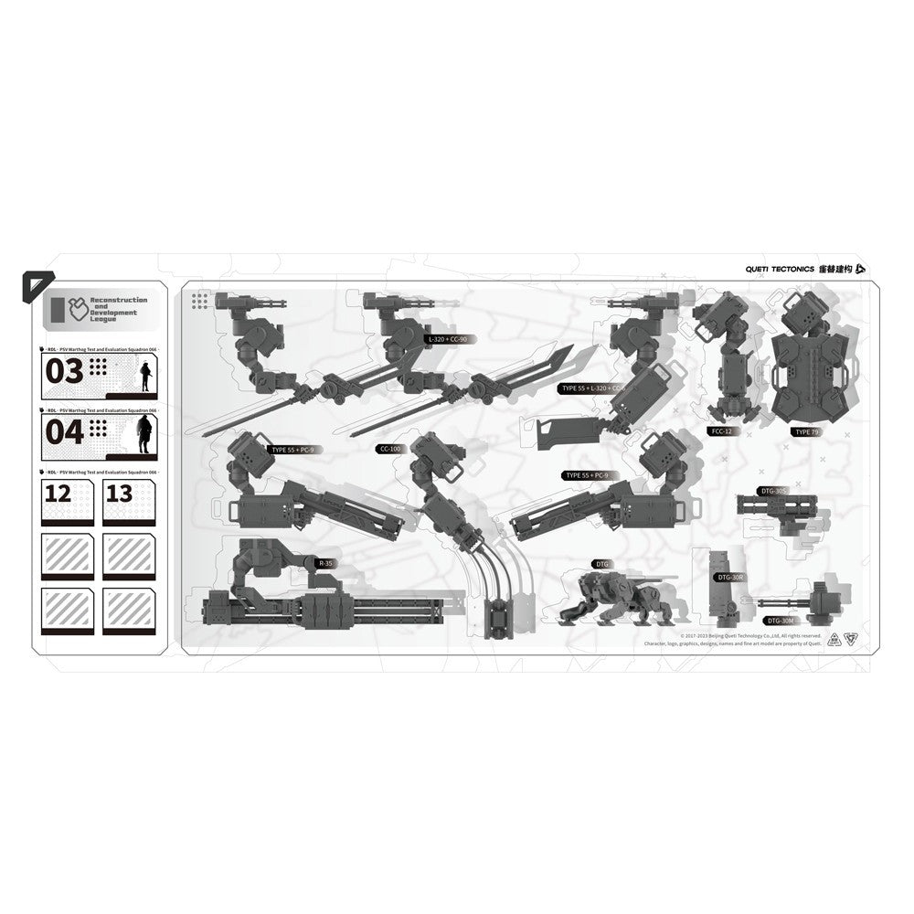 【予約安心出荷】[PTM] (再販) RDL重金属 拡張パック エンバー:オブシディアンプロトコル プラモデル(GN105R) Queti Tectonics(2026年8月)