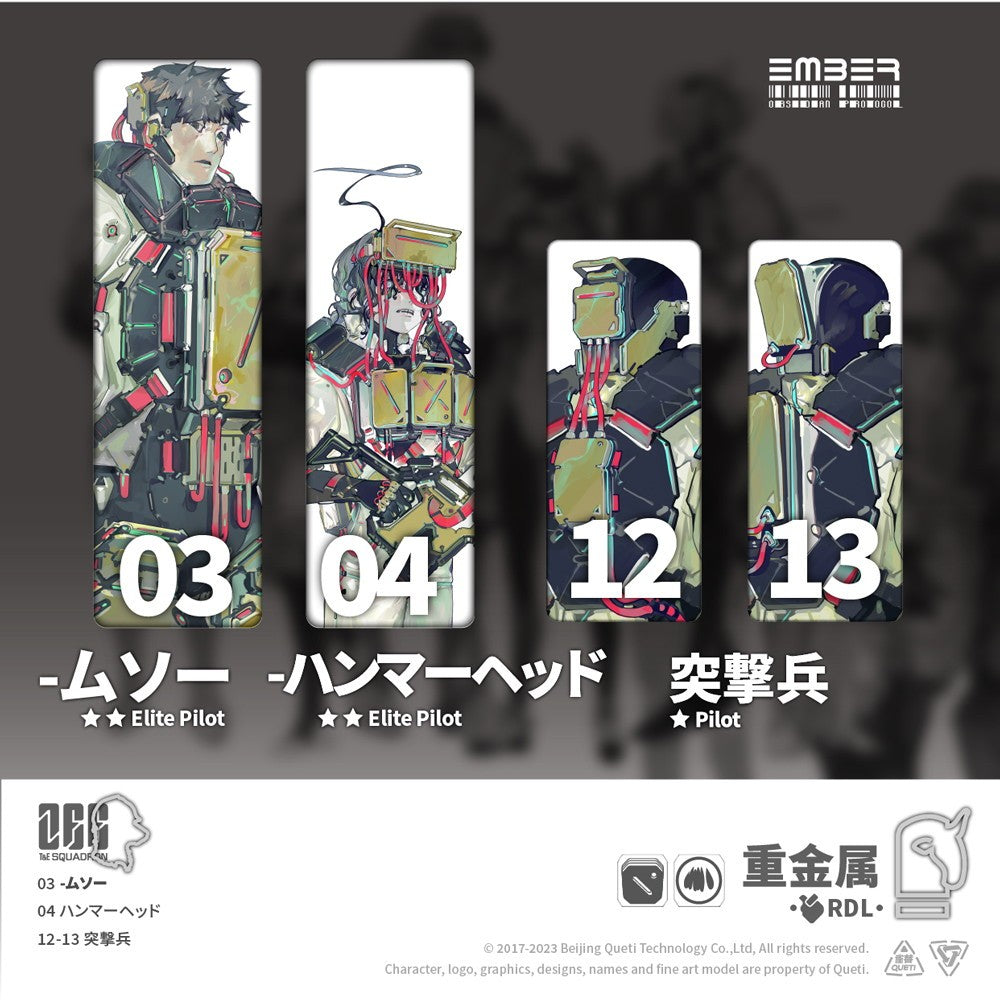 【予約安心出荷】[PTM] (再販) RDL重金属 拡張パック エンバー:オブシディアンプロトコル プラモデル(GN105R) Queti Tectonics(2026年8月)
