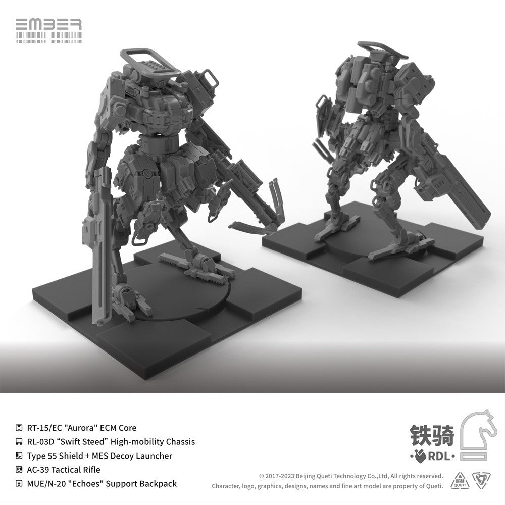 【予約安心出荷】[PTM] (再販) RDL鉄騎 拡張パック エンバー:オブシディアンプロトコル プラモデル(GN107R) Queti Tectonics(2026年8月)