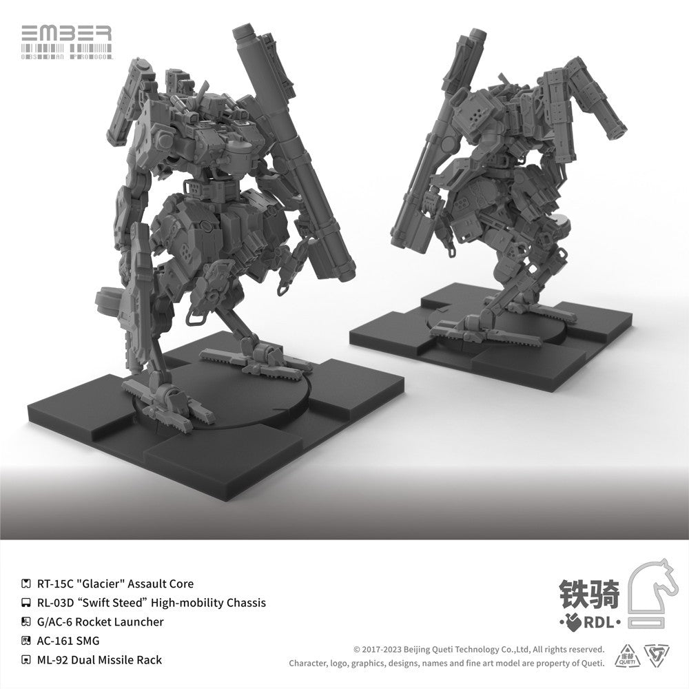 【予約安心出荷】[PTM] (再販) RDL鉄騎 拡張パック エンバー:オブシディアンプロトコル プラモデル(GN107R) Queti Tectonics(2026年8月)