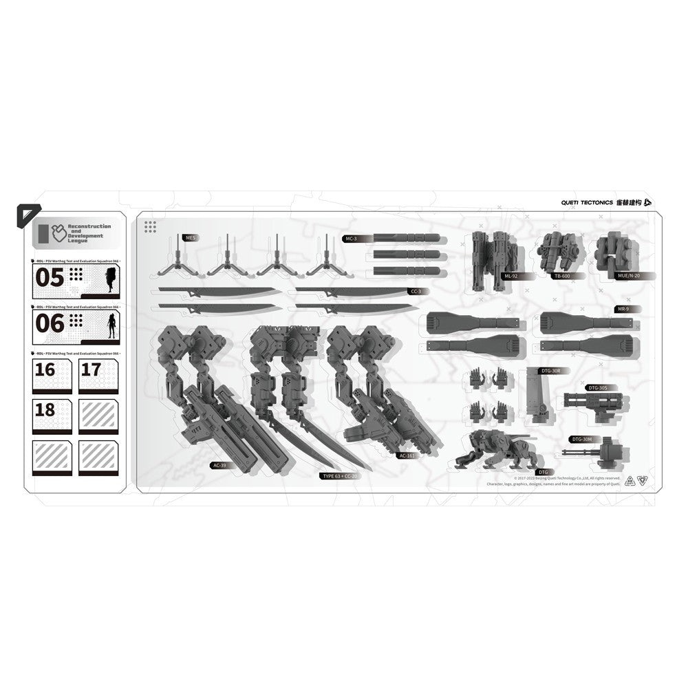 【予約安心出荷】[PTM] (再販) RDL鉄騎 拡張パック エンバー:オブシディアンプロトコル プラモデル(GN107R) Queti Tectonics(2026年8月)
