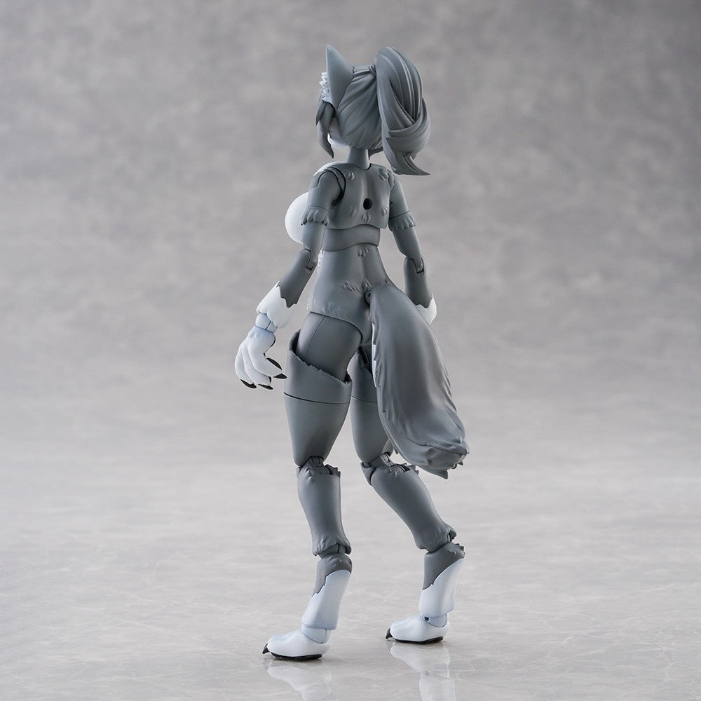 【新品】【お取り寄せ】[PTM] けもプラ No.KP-03R ハイイロオオカミ プラモデル(204399) アオシマ(20260627)