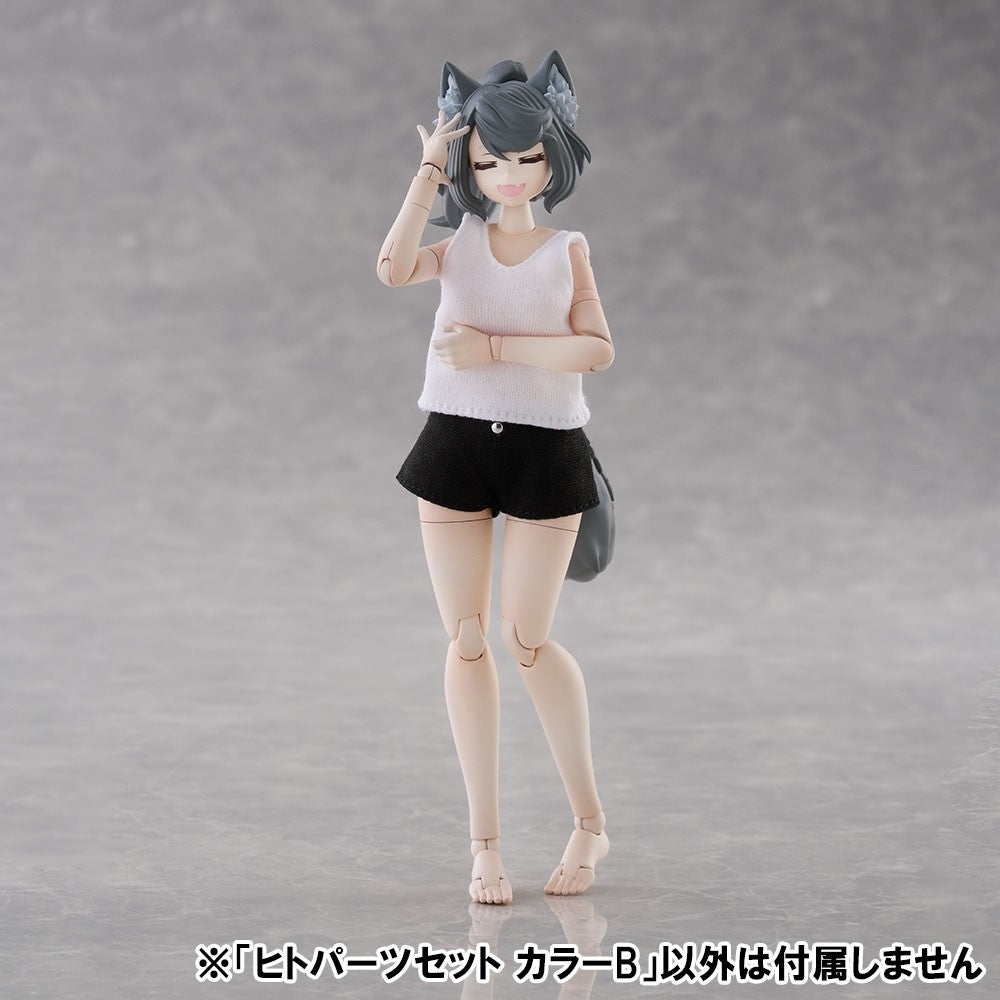 【新品】【お取り寄せ】[PTM] けもプラ No.KO-03R ヒトパーツセット[カラーB] プラモデル用アクセサリ(204436) アオシマ(20260627)
