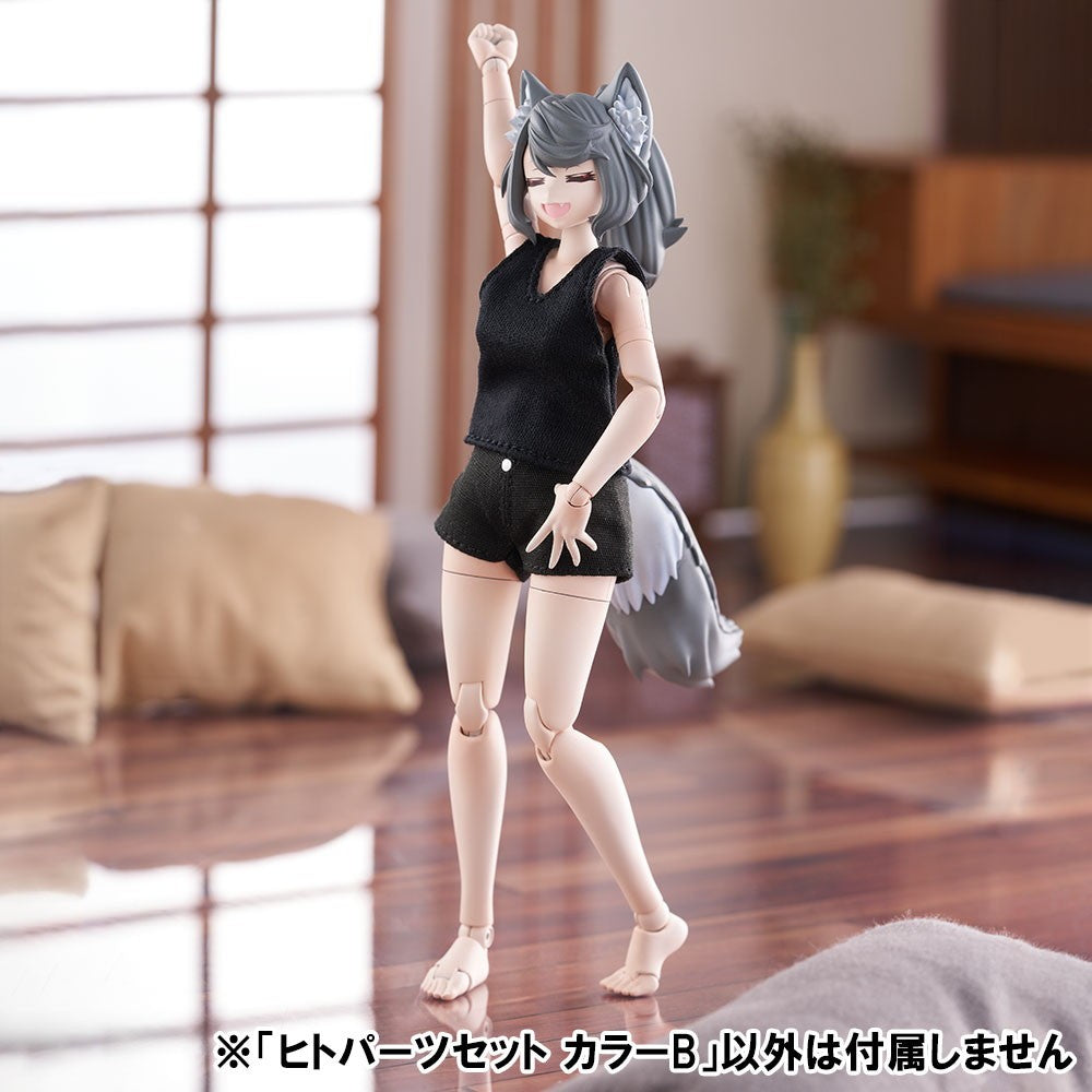 【予約安心出荷】[PTM] けもプラ No.KO-03R ヒトパーツセット[カラーB] プラモデル用アクセサリ(204436) アオシマ(2026年6月)