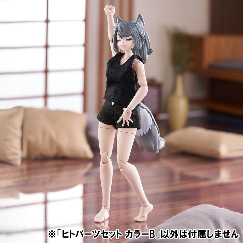 【新品】【お取り寄せ】[PTM] けもプラ No.KO-03R ヒトパーツセット[カラーB] プラモデル用アクセサリ(204436) アオシマ(20260627)