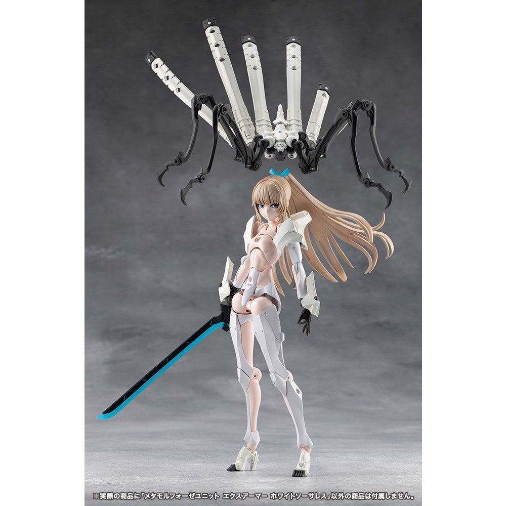 【新品】【お取り寄せ】[PTM] メタモルフォーゼユニット エクスアーマー ホワイトソーサレス 無限邂逅メガロマリア プラモデル用アクセサリ(CX045) コトブキヤ(20260619)