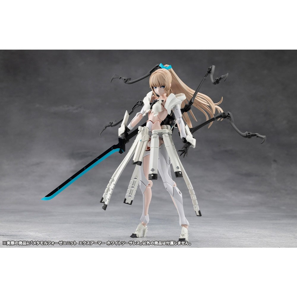 【新品】【お取り寄せ】[PTM] メタモルフォーゼユニット エクスアーマー ホワイトソーサレス 無限邂逅メガロマリア プラモデル用アクセサリ(CX045) コトブキヤ(20260619)