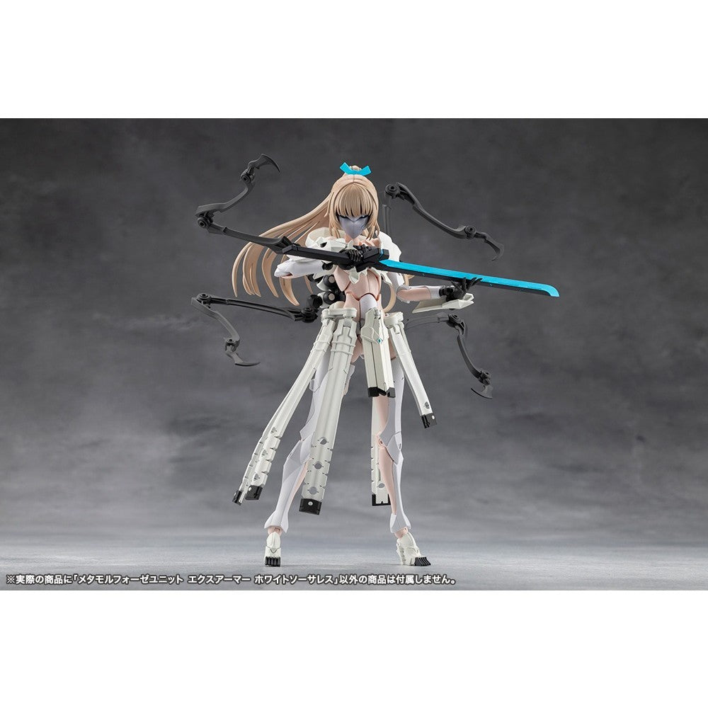 【新品】【お取り寄せ】[PTM] メタモルフォーゼユニット エクスアーマー ホワイトソーサレス 無限邂逅メガロマリア プラモデル用アクセサリ(CX045) コトブキヤ(20260619)