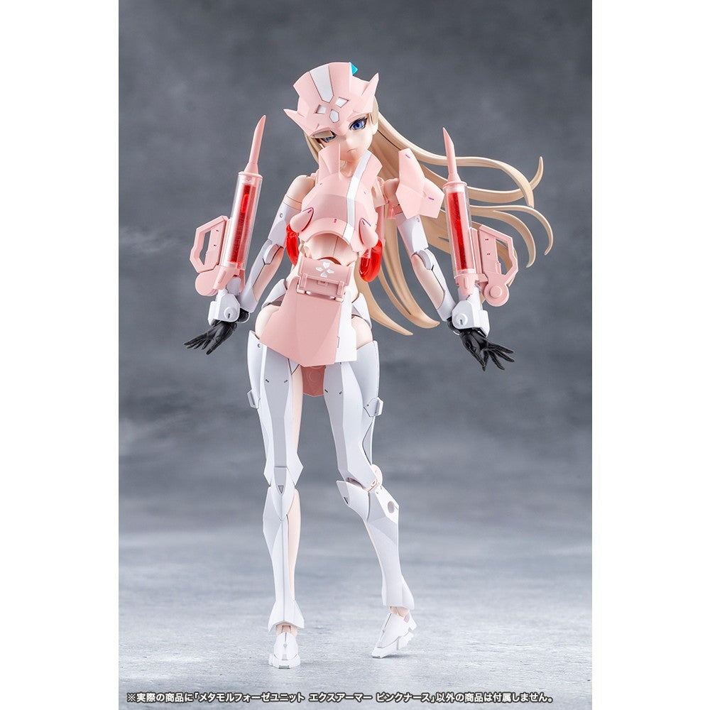 【新品】【お取り寄せ】[PTM] メタモルフォーゼユニット エクスアーマー ピンクナース 無限邂逅メガロマリア プラモデル用アクセサリ(CX046) コトブキヤ(20260619)