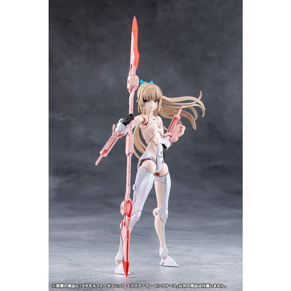 【新品】【お取り寄せ】[PTM] メタモルフォーゼユニット エクスアーマー ピンクナース 無限邂逅メガロマリア プラモデル用アクセサリ(CX046) コトブキヤ(20260619)