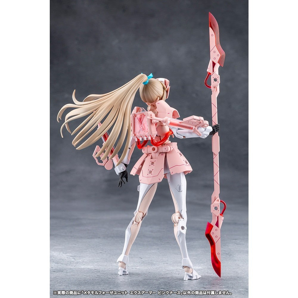 【新品】【お取り寄せ】[PTM] メタモルフォーゼユニット エクスアーマー ピンクナース 無限邂逅メガロマリア プラモデル用アクセサリ(CX046) コトブキヤ(20260619)