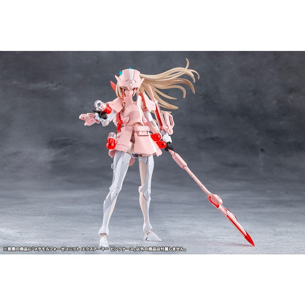 【新品】【お取り寄せ】[PTM] メタモルフォーゼユニット エクスアーマー ピンクナース 無限邂逅メガロマリア プラモデル用アクセサリ(CX046) コトブキヤ(20260619)