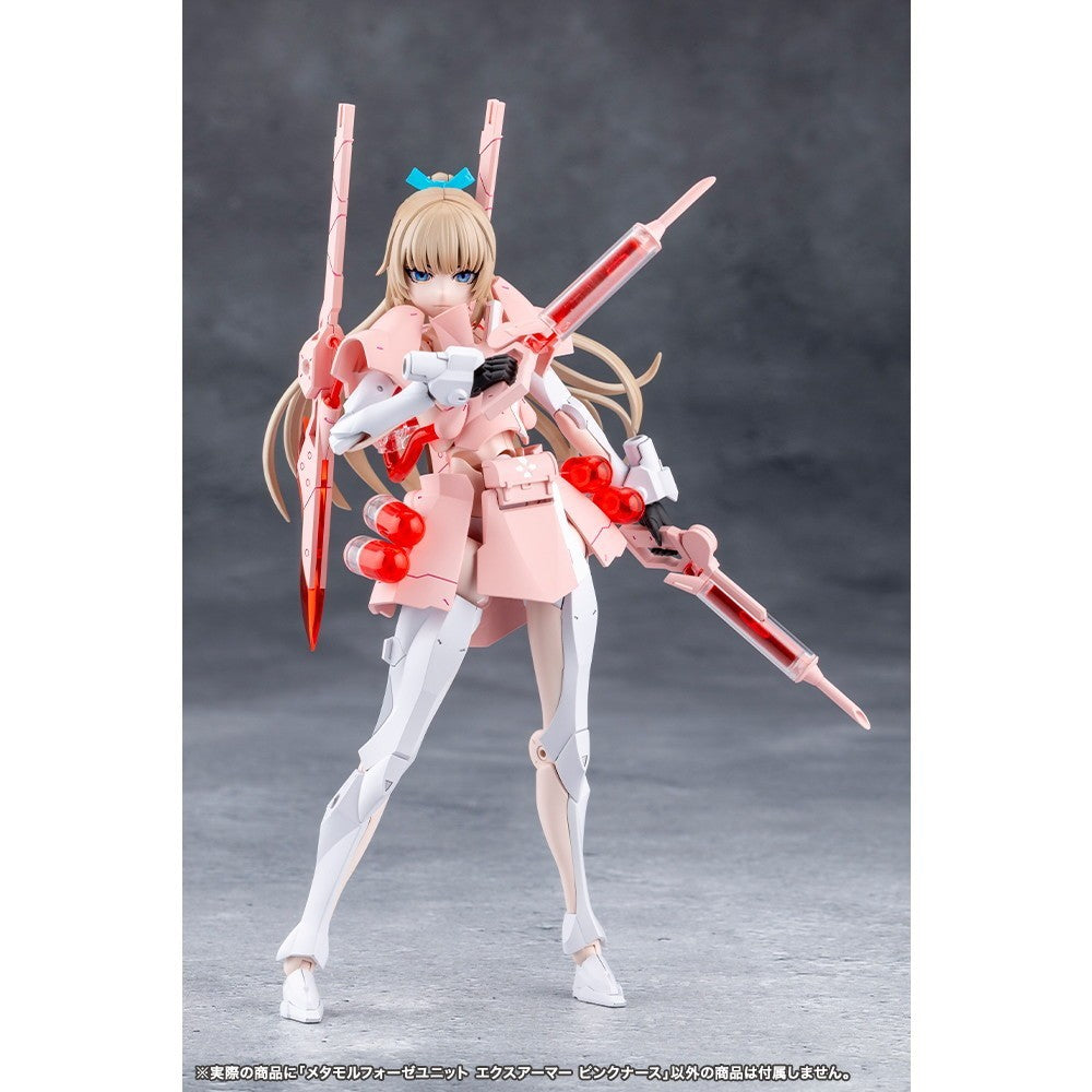 【新品】【お取り寄せ】[PTM] メタモルフォーゼユニット エクスアーマー ピンクナース 無限邂逅メガロマリア プラモデル用アクセサリ(CX046) コトブキヤ(20260619)