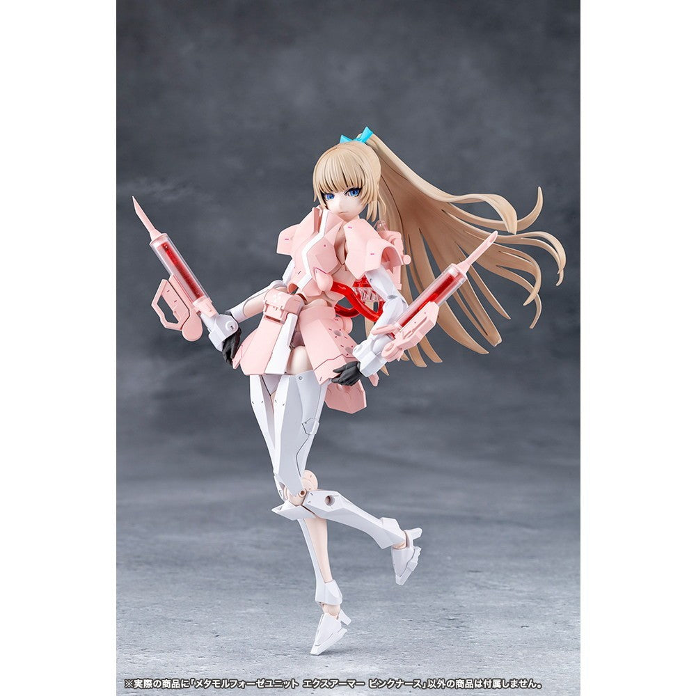 【新品】【お取り寄せ】[PTM] メタモルフォーゼユニット エクスアーマー ピンクナース 無限邂逅メガロマリア プラモデル用アクセサリ(CX046) コトブキヤ(20260619)