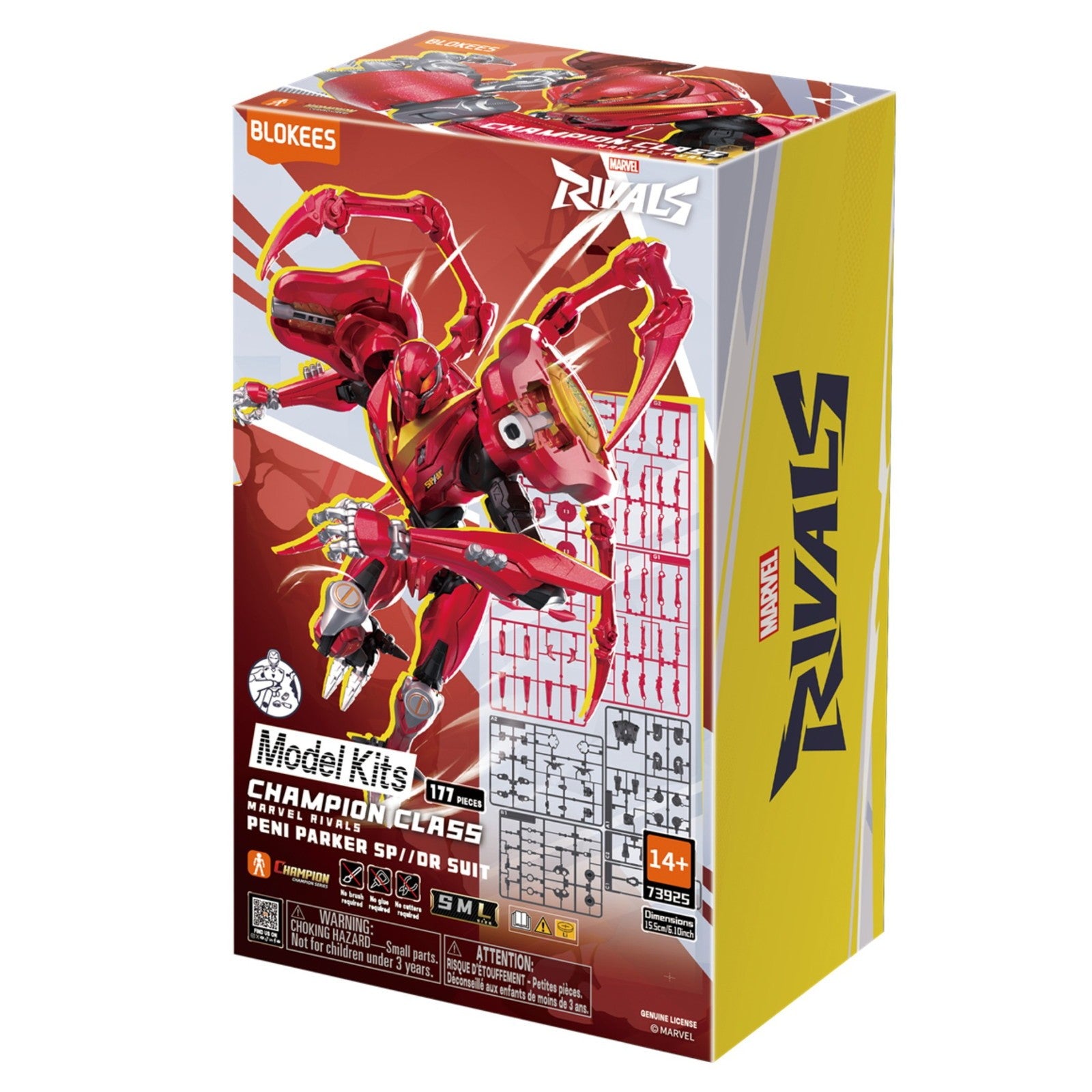 【新品即納】[PTM] Marvel CC09 ペニー・パーカー SP ドクター・スーツ MARVEL COMICS(マーベル・コミック) プラモデル(531695) Blokees(ブローキーズ)(20260408)
