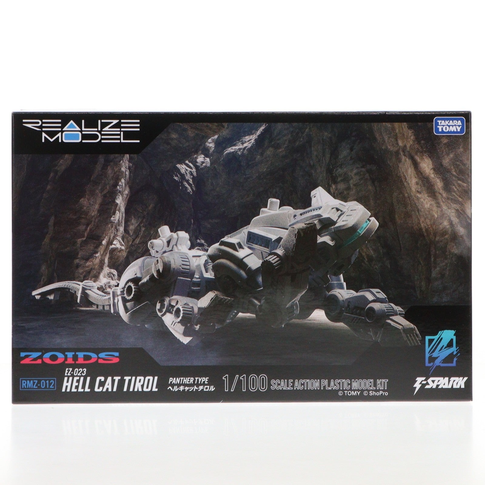 【中古即納】[PTM] T-SPARK ZONE流通限定 T-SPARK リアライズ 1/100 RMZ-012 ヘルキャットチロル ZOIDS(ゾイド) プラモデル タカラトミー(20260301)