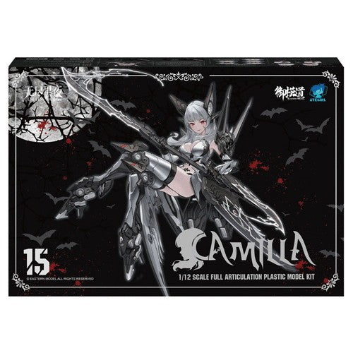 【予約安心出荷】[PTM] A.T.K.GIRL(A.T.K.ガール) 1/12 CARMILLA(幽銀血魅カラー版)(カーミラ) プラモデル 童友社(2026年6月)
