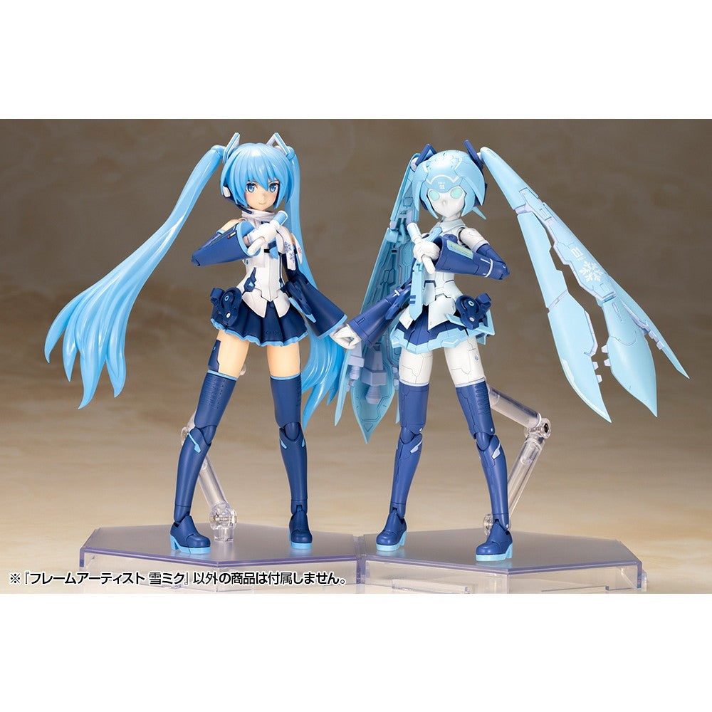 【新品】【お取り寄せ】[PTM] フレームアームズ 1/100 フレームアーティスト 雪ミク キャラクター・ボーカル・シリーズ01 初音ミク プラモデル(FA149) コトブキヤ(20260826)