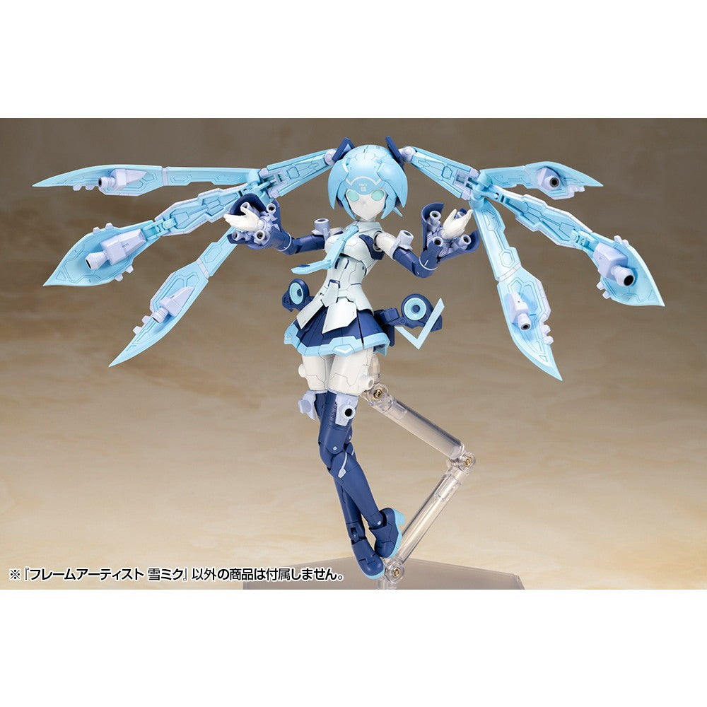 【新品】【お取り寄せ】[PTM] フレームアームズ 1/100 フレームアーティスト 雪ミク キャラクター・ボーカル・シリーズ01 初音ミク プラモデル(FA149) コトブキヤ(20260826)