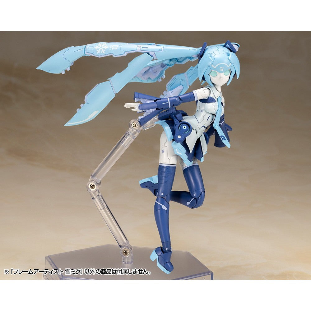 【新品】【お取り寄せ】[PTM] フレームアームズ 1/100 フレームアーティスト 雪ミク キャラクター・ボーカル・シリーズ01 初音ミク プラモデル(FA149) コトブキヤ(20260826)
