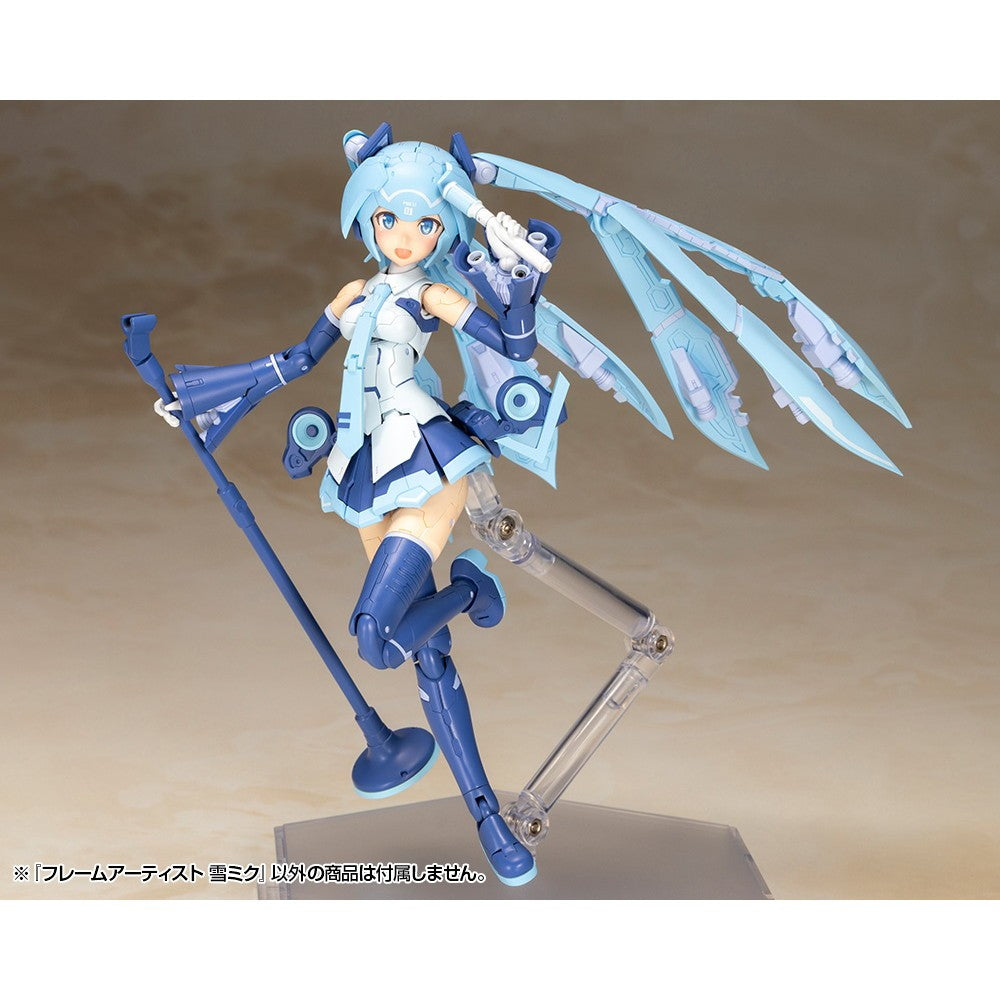 【新品】【お取り寄せ】[PTM] フレームアームズ 1/100 フレームアーティスト 雪ミク キャラクター・ボーカル・シリーズ01 初音ミク プラモデル(FA149) コトブキヤ(20260826)