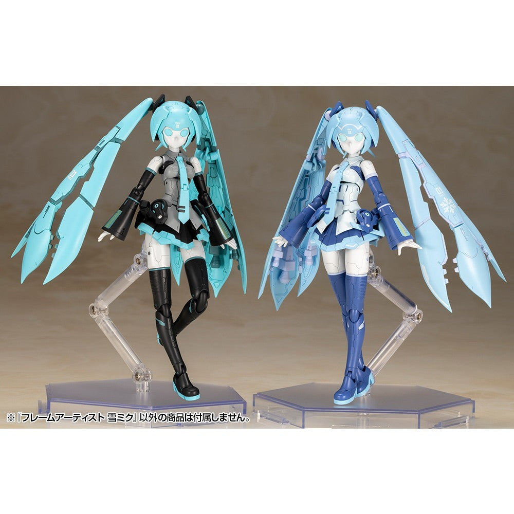 【新品】【お取り寄せ】[PTM] フレームアームズ 1/100 フレームアーティスト 雪ミク キャラクター・ボーカル・シリーズ01 初音ミク プラモデル(FA149) コトブキヤ(20260826)