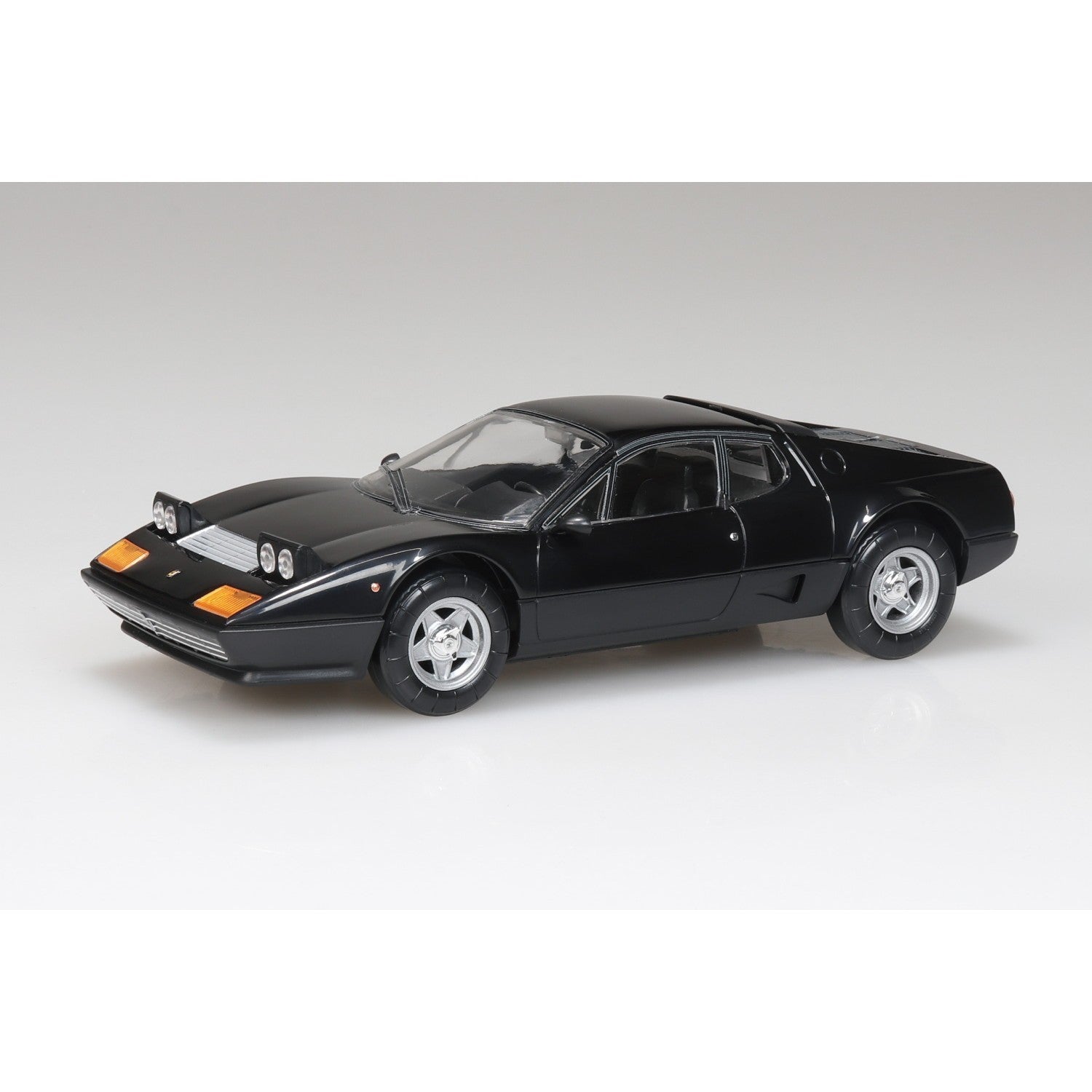 【新品】【お取り寄せ】[PTM] 楽プラ スナップキット No.26-BK 1/32 フェラーリ 512 BB(ブラック) プラモデル(201763) アオシマ(20260808)