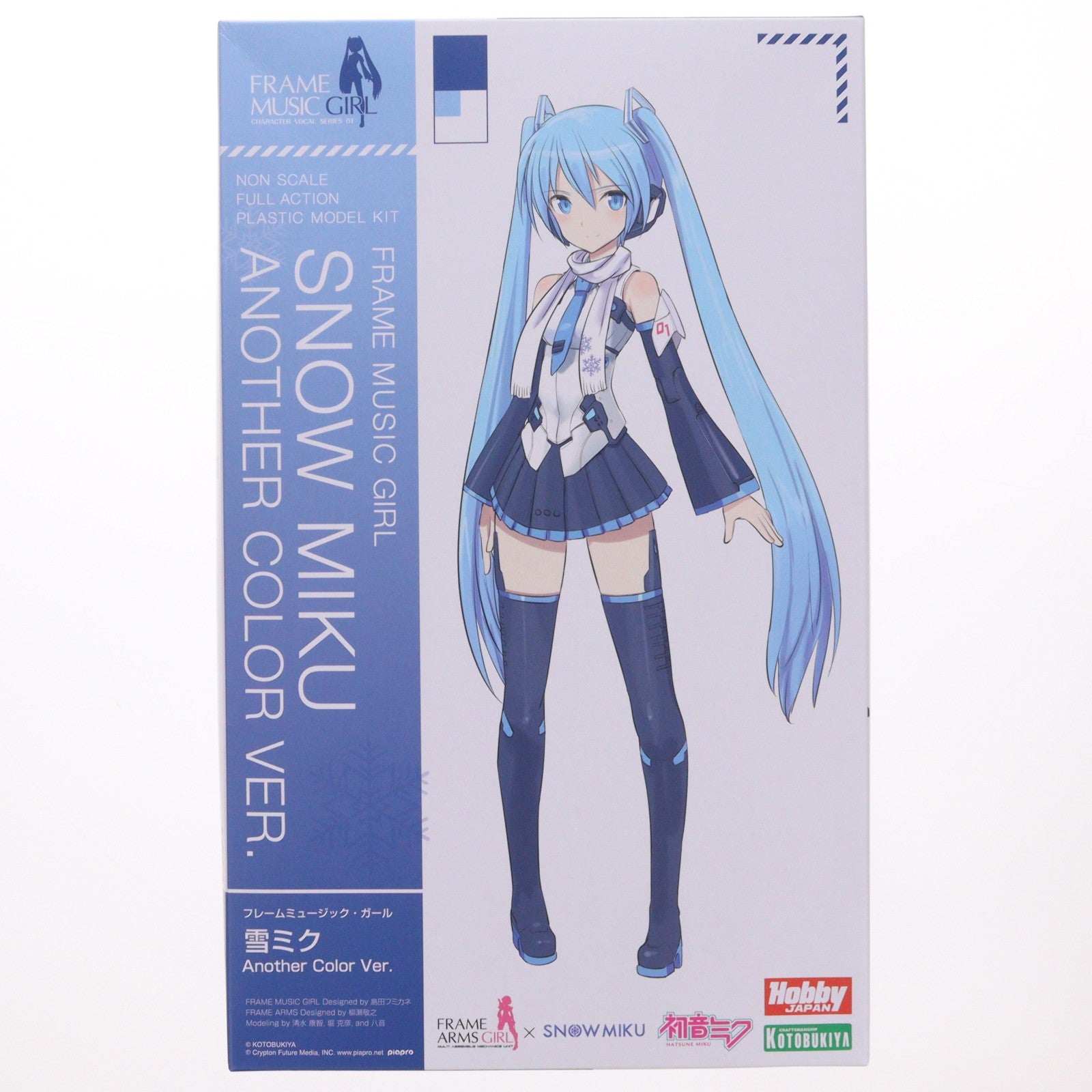 【中古即納】[PTM] コトブキヤ限定特典付属 フレームミュージック・ガール 雪ミク Another Color Ver. フレームアームズ・ガール×初音ミク プラモデル(FG105) コトブキヤ(20260418)