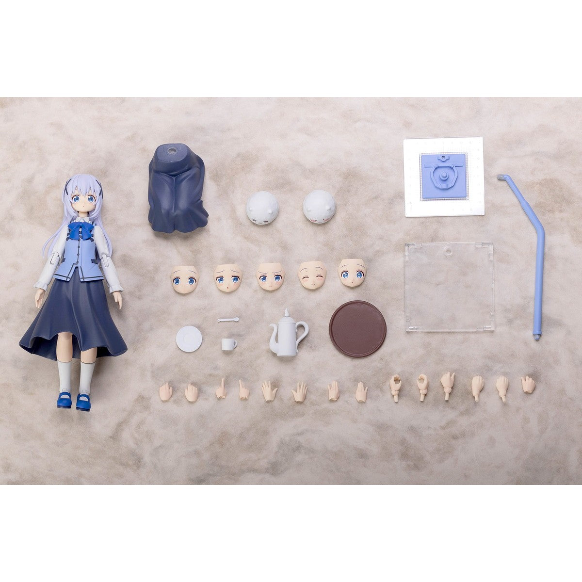 【予約安心出荷】[PTM] プラフィア チノ ご注文はうさぎですか～ BLOOM(ブルーム) プラモデル(PP274) PLUM(プラム)(2026年7月)