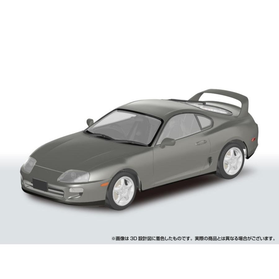 【予約安心出荷】[PTM] 楽プラ スナップカー No.08-GG 1/24 JZA80 スープラ 1996 グレイッシュグリーンマイカメタリック プラモデル(067727) アオシマ(2026年9月)