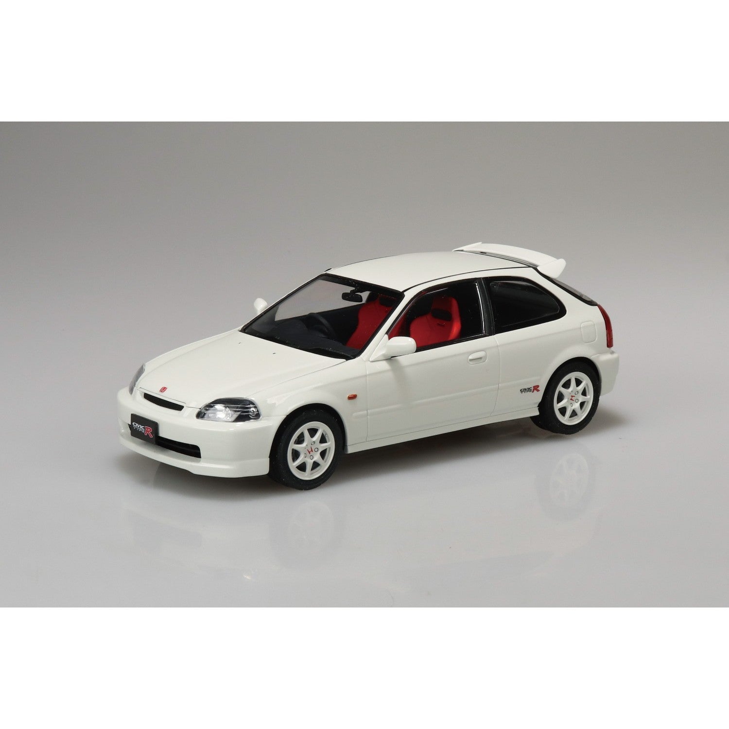 【予約安心出荷】[PTM] 楽プラ スナップカー No.09-CW 1/24 EK9 シビック タイプR 1997 チャンピオンシップホワイト プラモデル(068410) アオシマ(2026年10月)