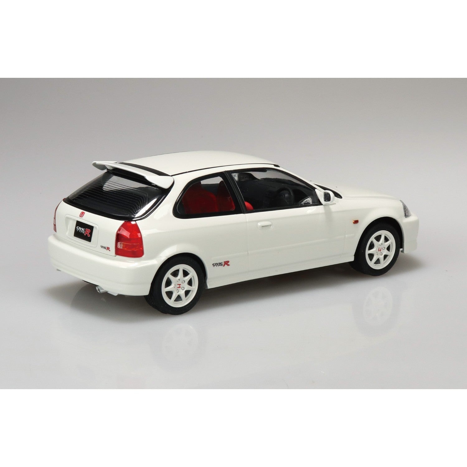 【予約安心出荷】[PTM] 楽プラ スナップカー No.09-CW 1/24 EK9 シビック タイプR 1997 チャンピオンシップホワイト プラモデル(068410) アオシマ(2026年10月)