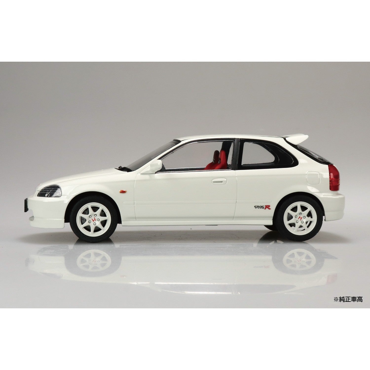 【予約安心出荷】[PTM] 楽プラ スナップカー No.09-CW 1/24 EK9 シビック タイプR 1997 チャンピオンシップホワイト プラモデル(068410) アオシマ(2026年10月)