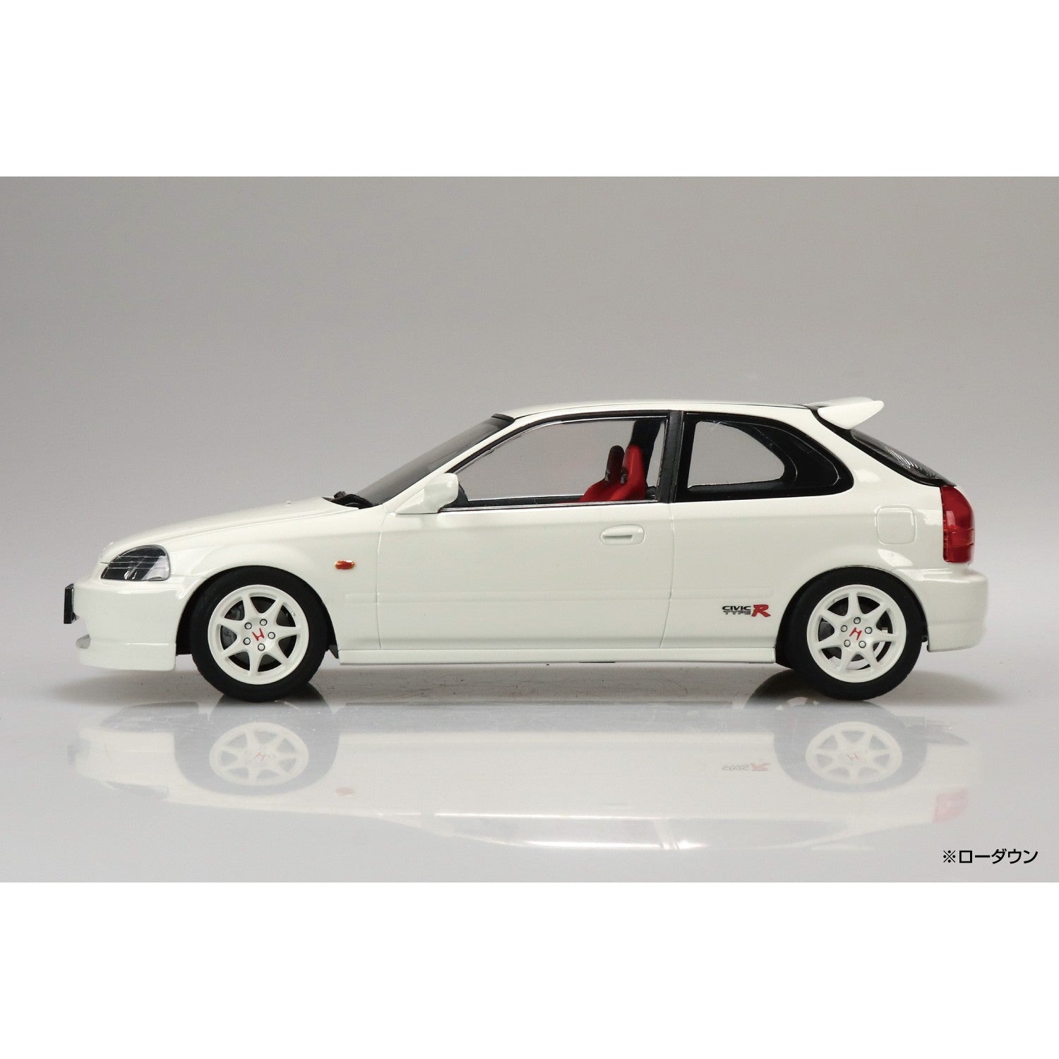 【予約安心出荷】[PTM] 楽プラ スナップカー No.09-CW 1/24 EK9 シビック タイプR 1997 チャンピオンシップホワイト プラモデル(068410) アオシマ(2026年10月)